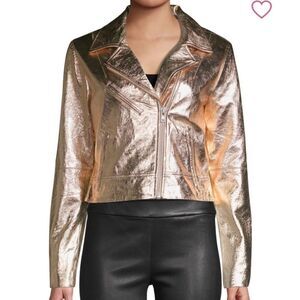 Wythe NYC Pink Metallic Gold Women's Jacket